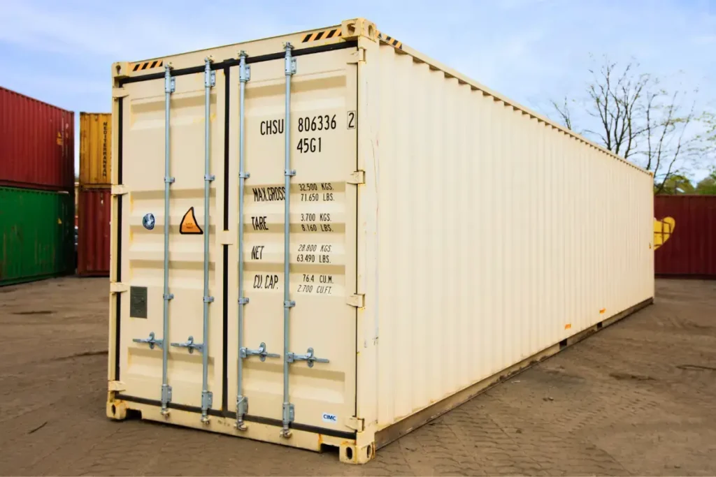 40ft High Cube One-Trip Shipping Container for Sale – Florida