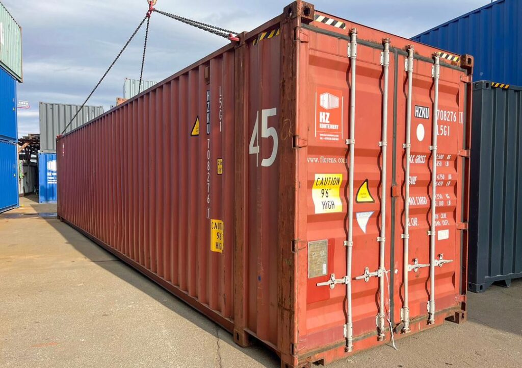 45ft High Cube Shipping Container for Sale in Texas – Free Delivery