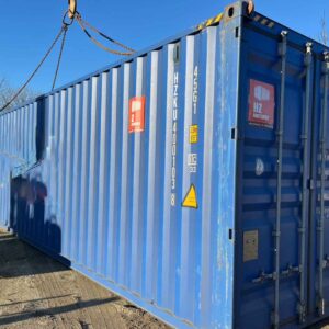 40FT High Cube Shipping Container for Sale in Florida – Signal Blue (RAL 5005) | Free Shipping